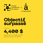 objectif dépassé Société canadienne du cancer