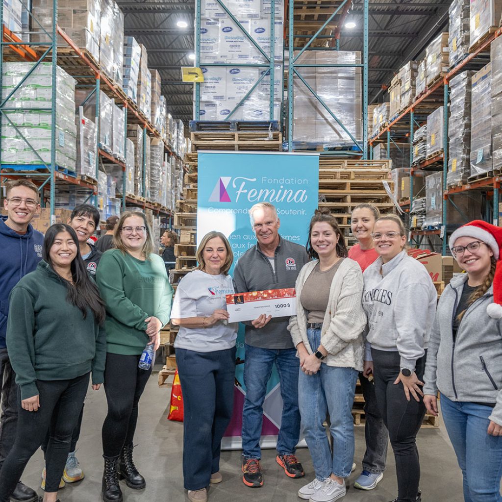 Équipe TLA chez Fondation Fémina